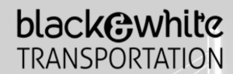 Black & White Transportation Logo