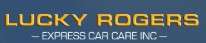 Lucky Rogers Express Car Care Logo