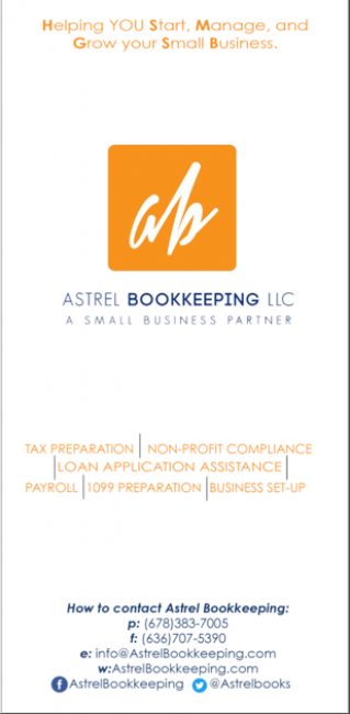 Astrel Bookkeeping, LLC Logo