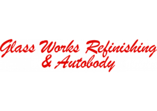 Glass Works Refinishing and Autobody Logo