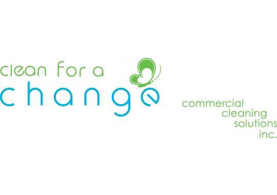 Clean for a Change Commercial Cleaning Solutions Inc. Logo