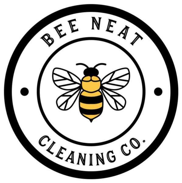 Bee Neat Cleaning, Co Logo