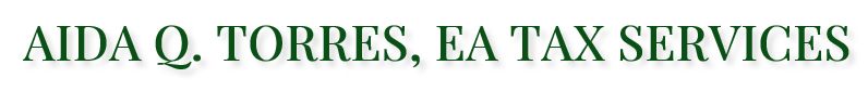 Aida Q. Torres, EA Tax Services Logo