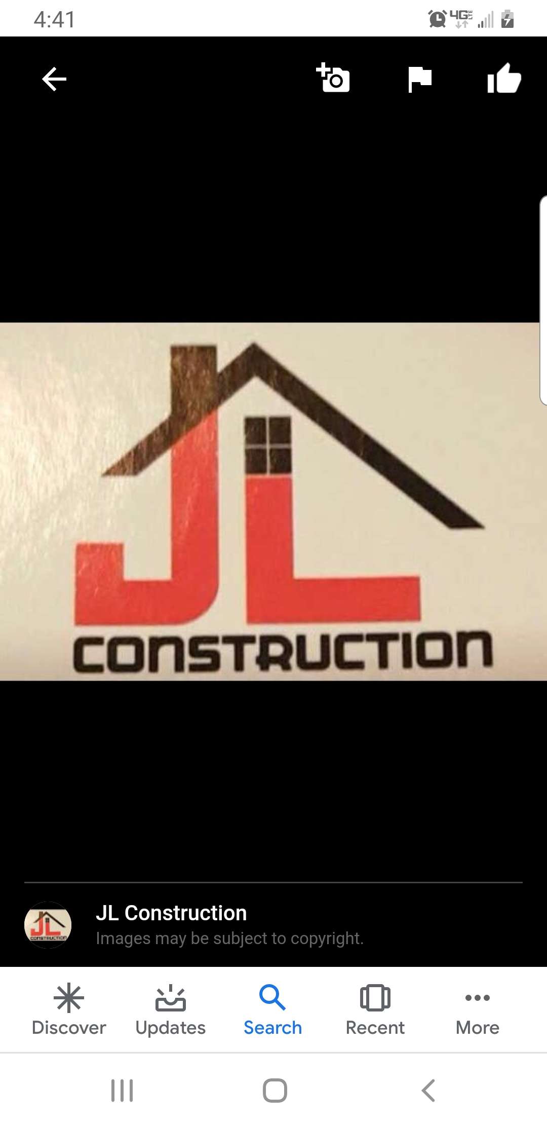 J L Construction Logo