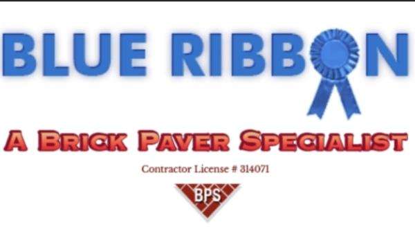 Blue Ribbon A Brick Paver Specialist LLC Logo