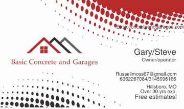 Basic Concrete & Garages LLC Logo