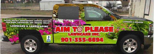 Aim to Please Lawncare, Inc. Logo