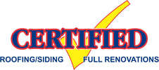 Certified Roofing and Siding Logo