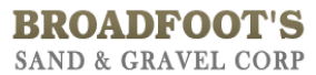 Broadfoot Sand and Gravel Company, Inc. Logo