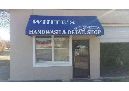 White's Handwash & Detail Shop Logo