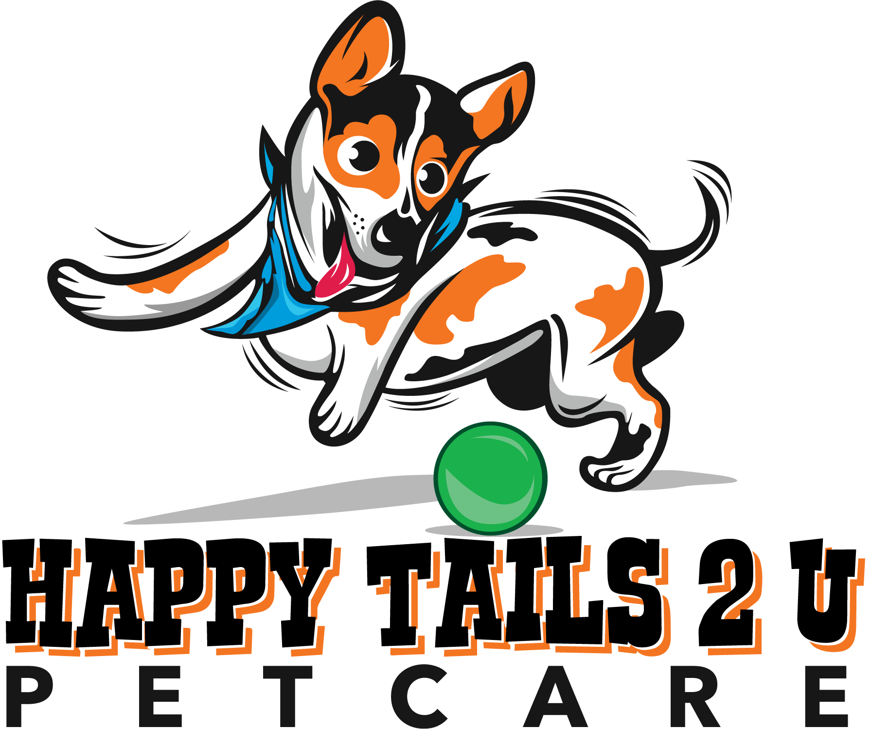 Happy Tails 2 U Petcare Logo