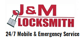 J & M Locksmith Logo