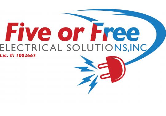 Five or Free Electrical Solutions, Inc. Logo