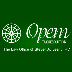 The Law Office of Steven A. Leahy, PC, Opem Tax Resolution Advocates Logo