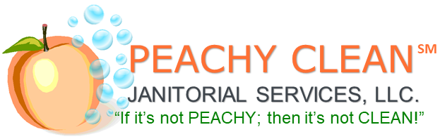 Peachy Clean Janitorial Services, LLC. Logo