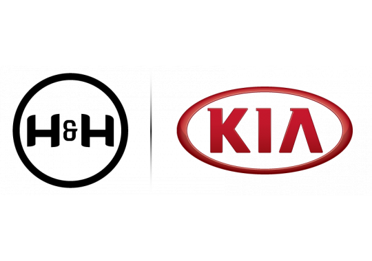 H & H Kia Logo