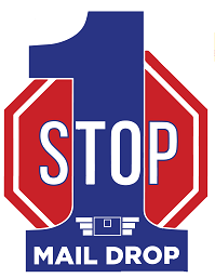 1 Stop Mail Drop Logo