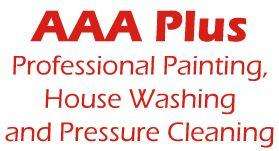 AAA Plus Professional Painting, House Washing & Pressure Cleaning Logo