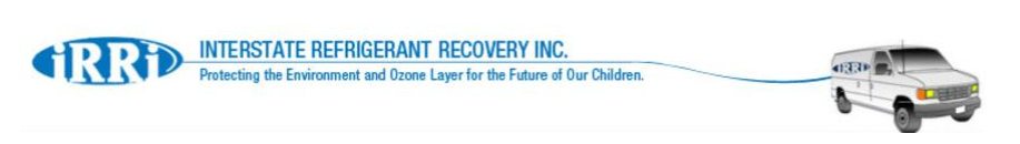 Interstate Refrigerant Recovery, Inc. Logo