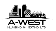 A-West Plumbing & Heating Ltd. Logo