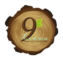 9 Trees Landscape Construction Logo