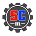 Straight Cool Mechanical Logo