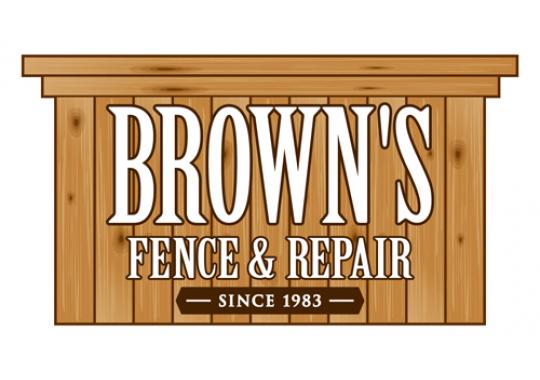 Brown's Fence & Repair, Inc. Logo