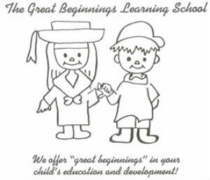 Great Beginnings Learning School, Inc. Logo