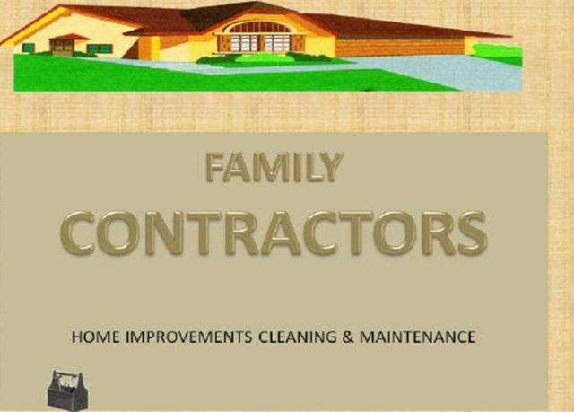 Family Contractors, Home Improvements & Cleaning Service Logo