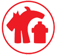 LegUp Dog Walking Logo