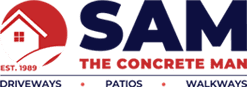 Sam The Concrete Man San Antonio Logo