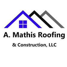 A. Mathis Roofing & Construction Logo