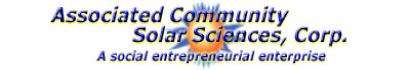 Associated Community Solar Sciences Corporation Logo