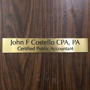 John F Costello C.P.A., P.A. Logo