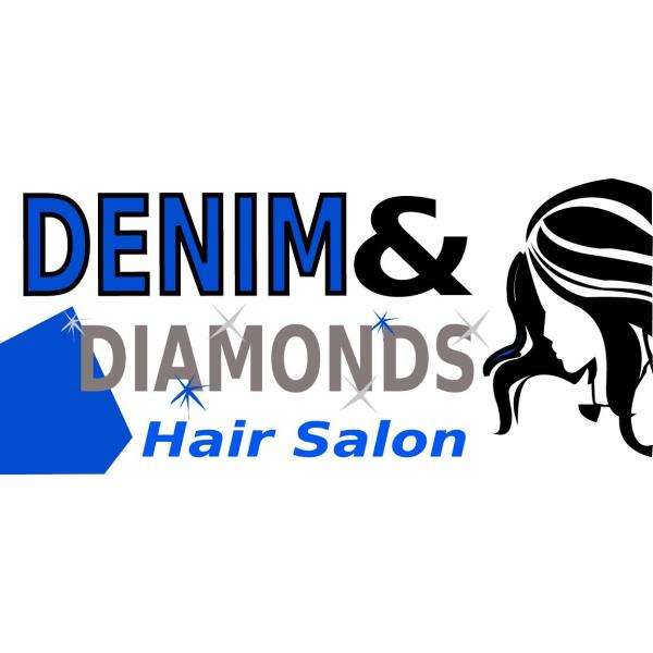 Denim & Diamonds Hair Salon Logo