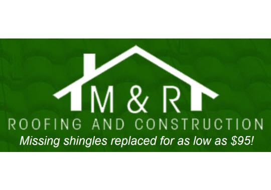 M & R Roofing Logo
