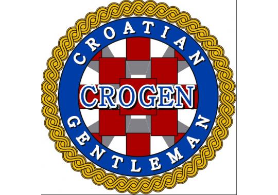 Croatian Gentleman Roofing Logo