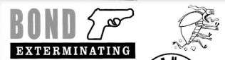 Bond Exterminating Co Logo