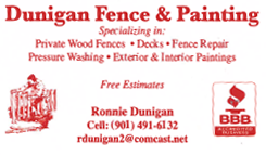 Dunigan Fence & Painting Logo