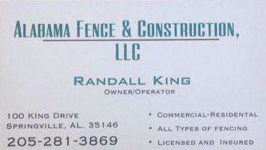 Alabama Fence & Construction, LLC Logo