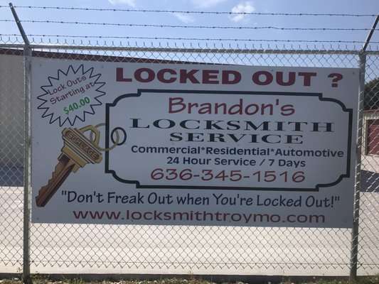 Brandon's Locksmith Service Logo