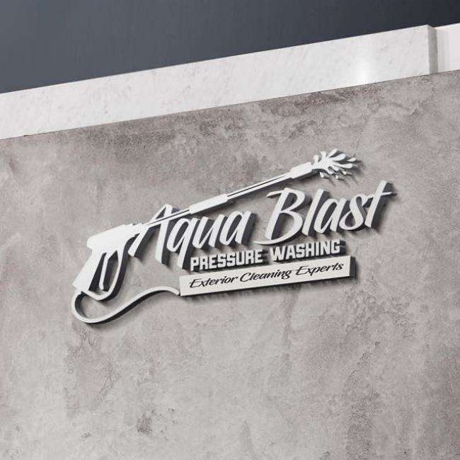 Aqua Blast Pressure Washing Logo