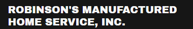 Robinson's Manufactured Home Service  Inc Logo