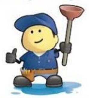 Thumbs Up Plumbing Service Logo