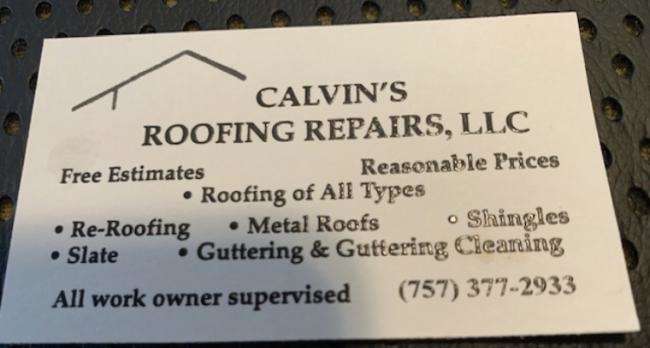 Calvin's Roofing Repair, LLC Logo