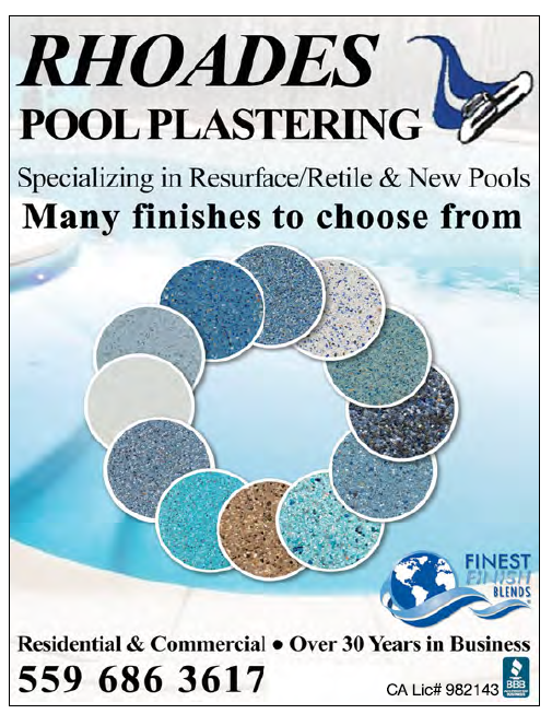 Rhoades Pool Plastering Logo