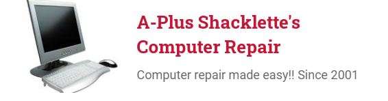 A-Plus Shacklette's Computer Repair Logo