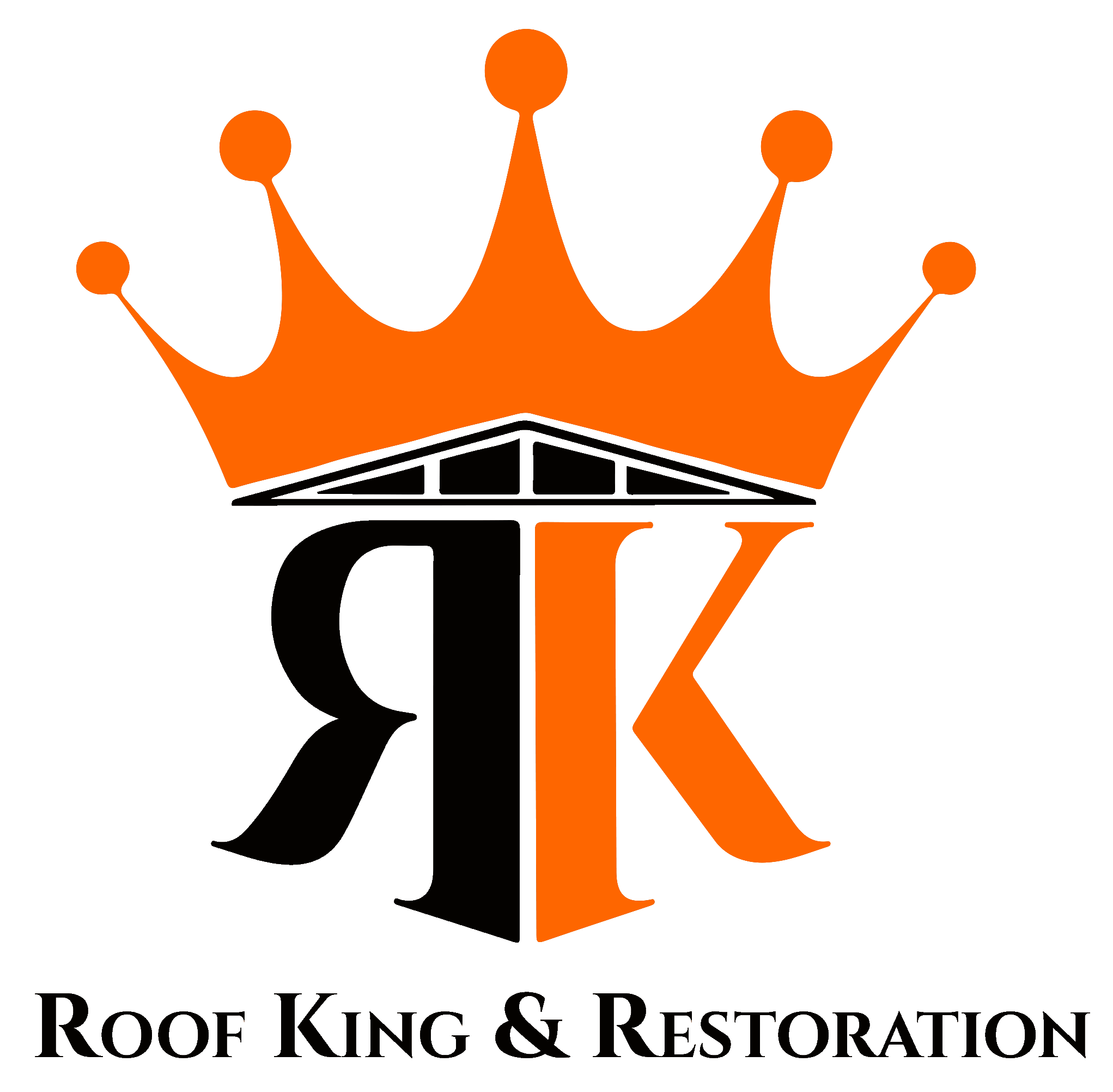 Roof King & Restoration Logo