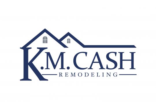 K. M. Cash Remodeling Logo