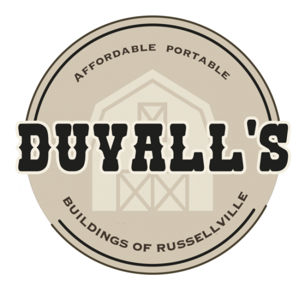 Duvall's Portable Buildings Logo